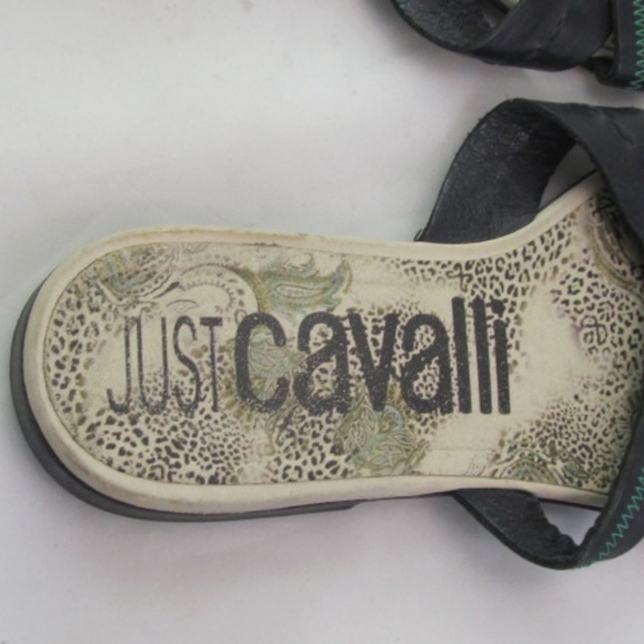 Mens Roberto Just Cavalli Leather Sandals Size 42 main image 7
